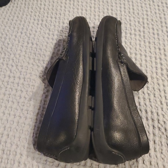 Tommy Bahama Nassau Venetian Black Leather Driving Loafers Size 9.5 (#2)